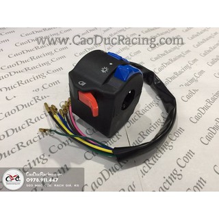 Sỉ Cùm công tắc FZ (có sắn nút đá đèn passing) - lắp mọi loại xe - Gía sỉ sập sàn