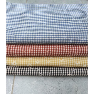 Vải thô đũi, vải cara tập may (Scrunchies hanmade, vỏ gối)