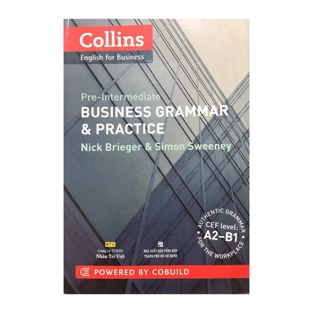 Sách - Collins English for Business : Businees Grammar &amp; Practice level A2-B1