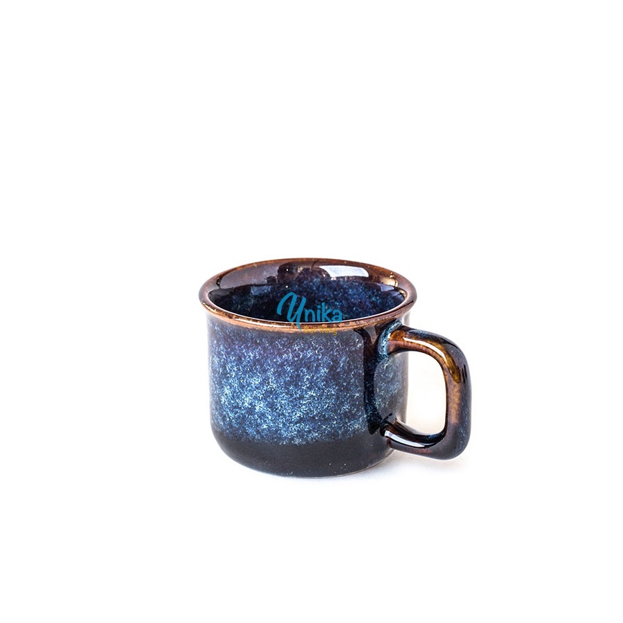 Cốc Cafe Espresso xanh hoả biến 5.5x4cm - Tách gốm sứ  - Chén Sứ Pha Espresso