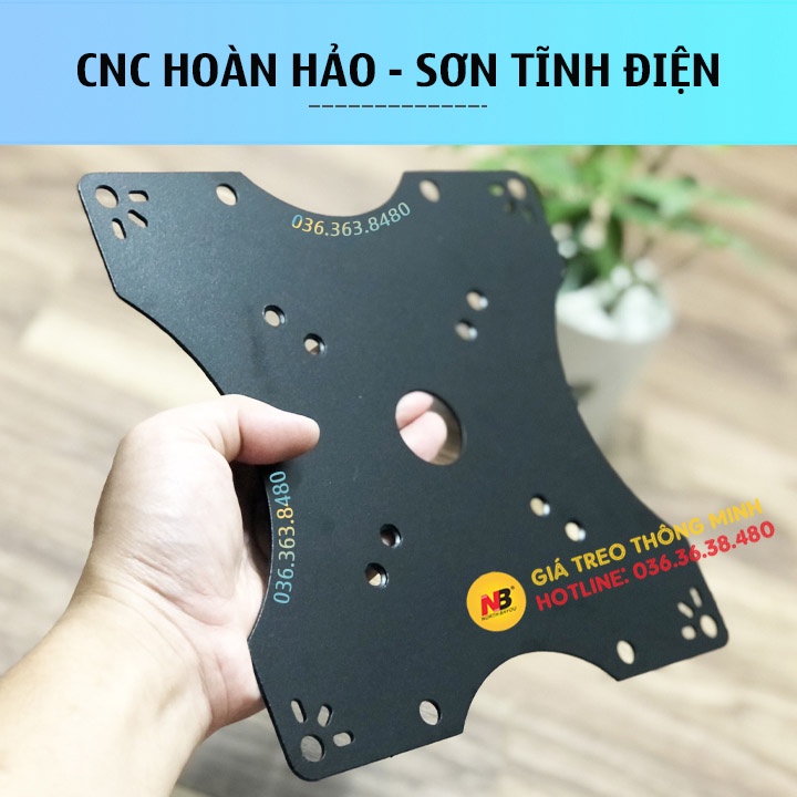 Pad mở rộng VESA - 200 x 200 mm VESA Adapter ErgoTek EP5 / Bộ Kit Vesa 200 x 200 mm - Lắp cùng giá treo màn hình