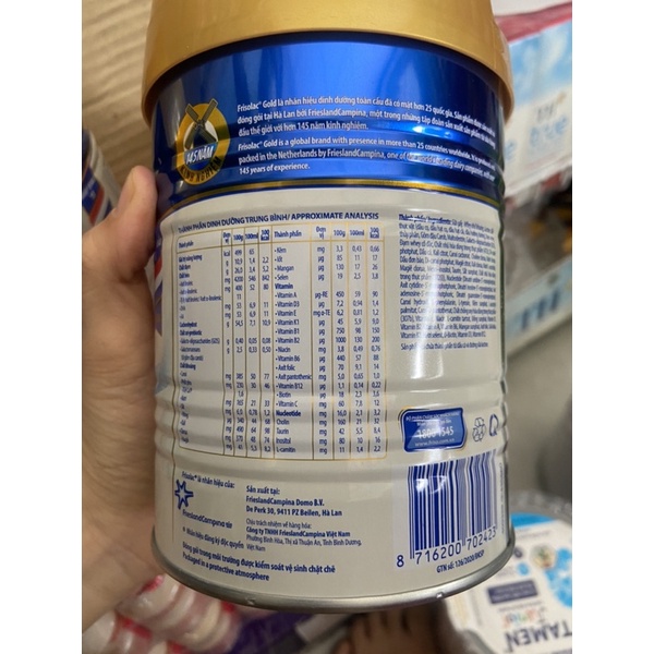 Sữa bột Frisolac Gold Comfort 400g ( Date 8/2023)