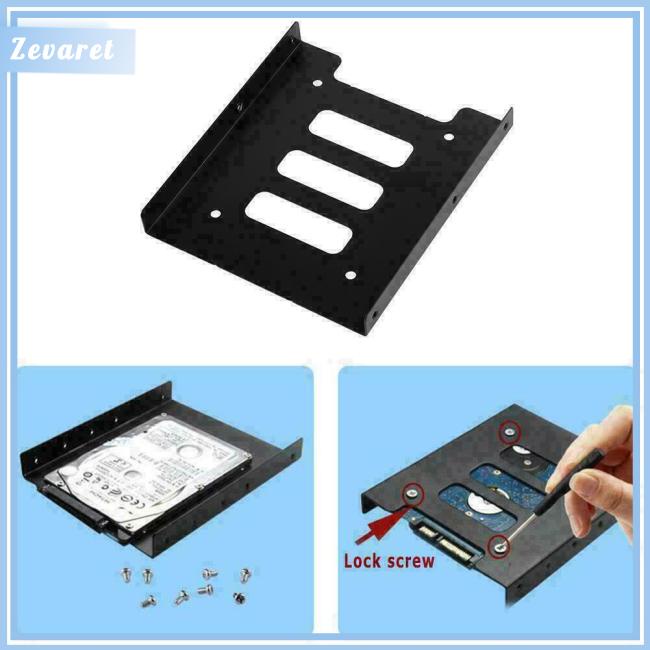 Khay Kim Loại Đựng Ổ Cứng SSD 2.5-inch Sang 3.5-inch