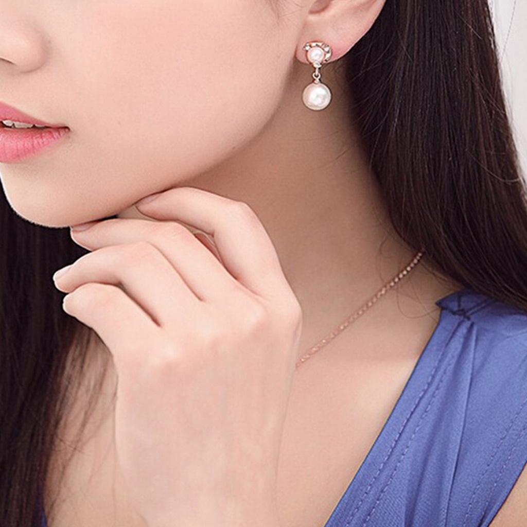 Đôi bông tai ngọc trai kiểu dáng thời trang cho nữ