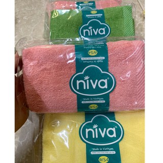 Khăn mặt niva cotton thiên nhiên