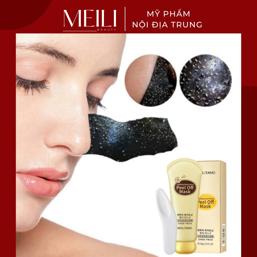 Gel Lột Mụn Cám, Mụn Đầu Đen Làm Sạch Sâu Thu Nhỏ Lỗ Chân Lông Sạch Mụn Sáng Da - Meili Beauty