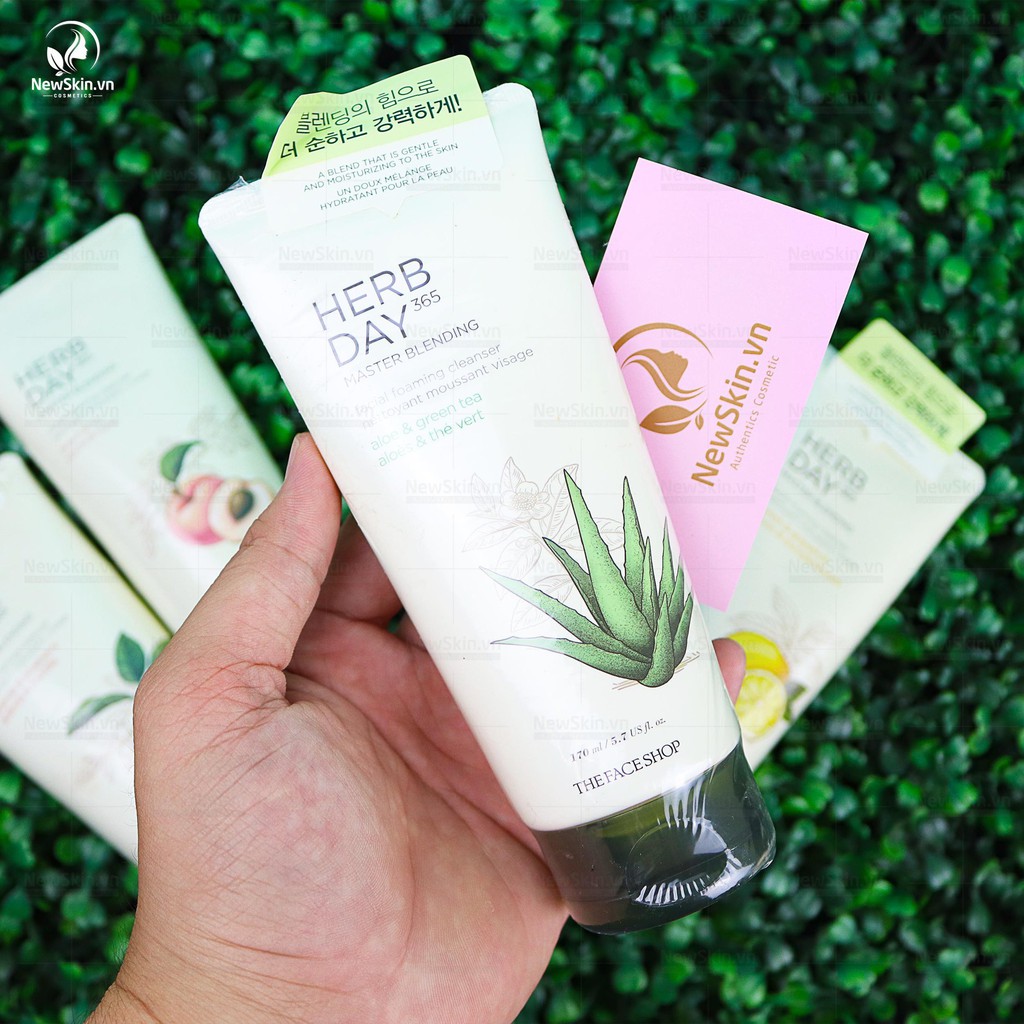 Sữa rửa mặt The Face Shop Herb Day 365 Master Blending Foaming Cleanser 170ml | BigBuy360 - bigbuy360.vn