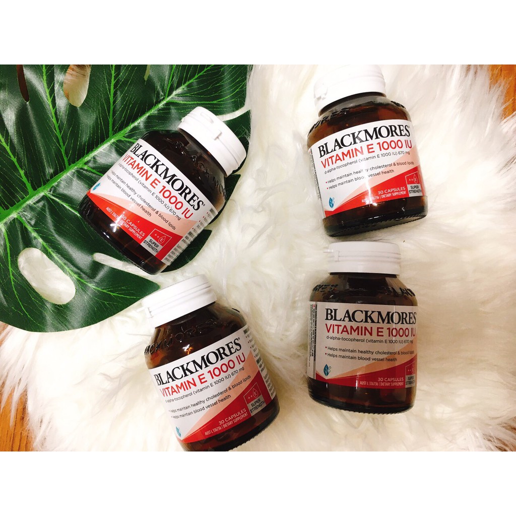 VIÊN UỐNG BLACKMORES NATURAL VITAMIN E 1000IU CỦA ÚC