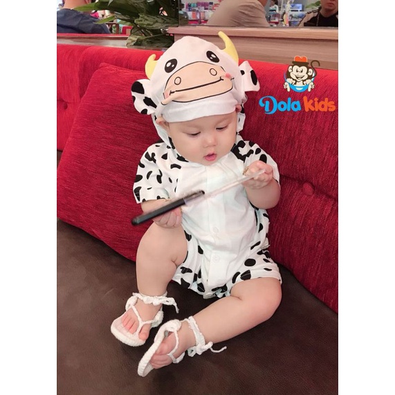 Body Đùi Hình Thú Cho Bé nghộ nghĩnh DOLAKIDS - Quần áo trẻ em hình thú vải cotton 100%