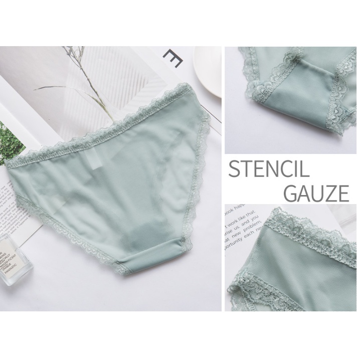 Quần Lót Nữ Cotton Viền Ren Dễ Thương QL58
