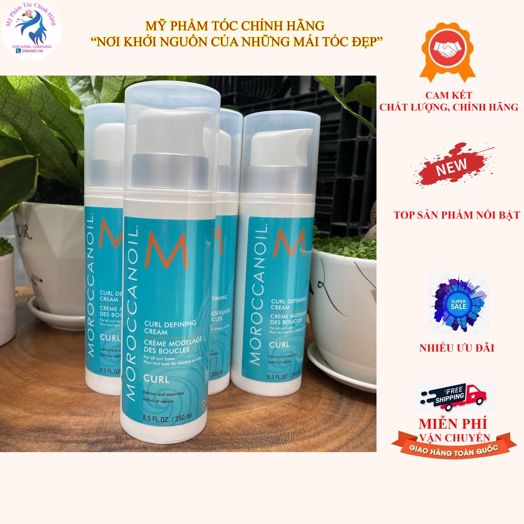 🌼CHÍNH HÃNG 🌺 Moroccanoil Curl Defining Cream 250ml Kem định hình sóng xoăn