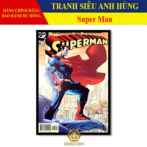 [MS1-25] Tranh Siêu Anh Hùng Super Man