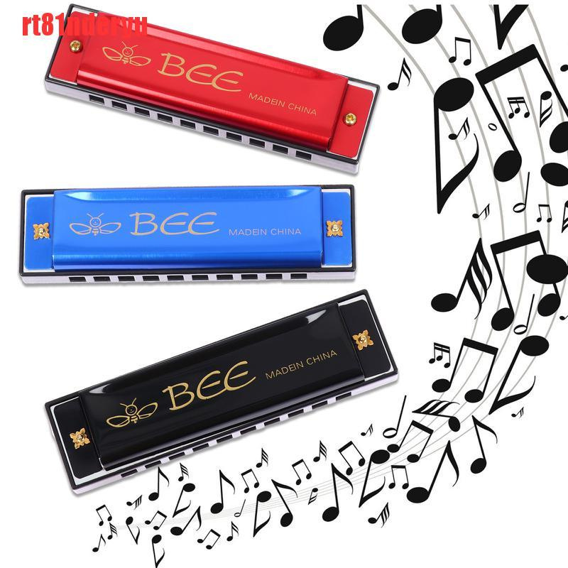 [rt81nderyu]3 Pieces Harmonicas, 10 Holes 20 Tones Mouth Organ Diatonic Harmonica