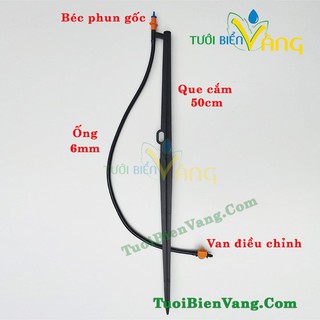 01 Béc cục bộ phun mưa có que cắm và van điều chỉnh lưu lượng