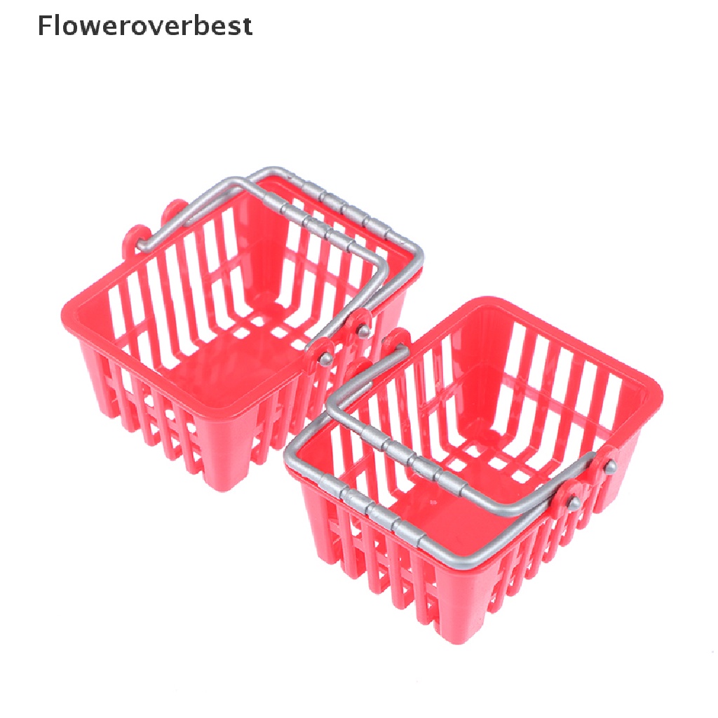 Giỏ mua sắm mini kiểu dáng ngộ nghĩnh cho nhà búp bê