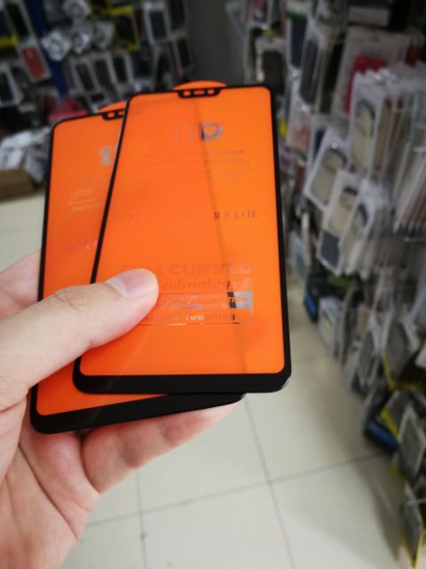 Cường lực 19D Xiaomi Mi 8 Lite Full màn Full keo ôm viền 2.5D cao cấp