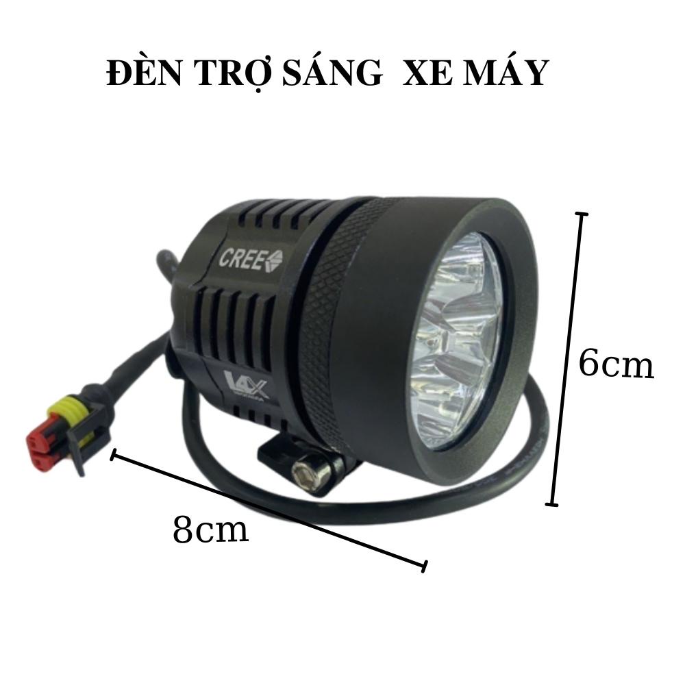 Đèn Led Trợ Sáng L4X Cho Xe Máy Đi Đêm Cực Sáng, Đèn trợ sáng xe máy Phá Sương