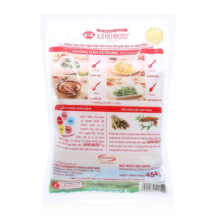 Bột ngọt (mì chính) Ajinomoto gói 454g ✅ Văn Dịu ✅ Văn Dịu