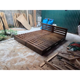 GIƯỜNG PALLET GỖ GIÁ RẺ