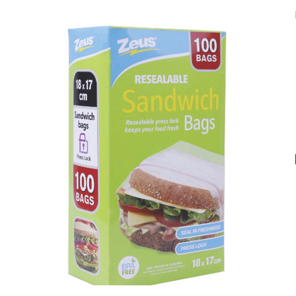 Túi đựng sanwich 100 cái/bộ Uncle Bills BC0479