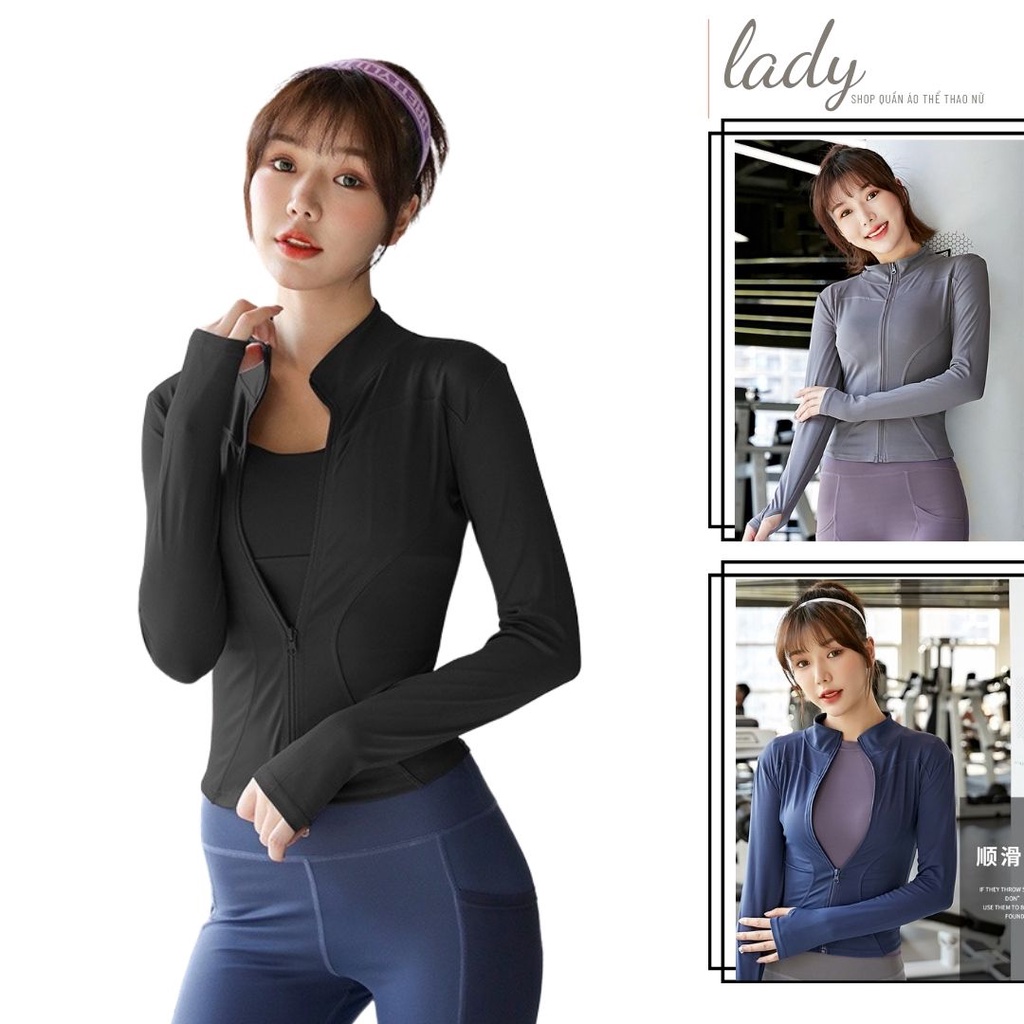 Áo khoác nữ tập gym ôm body |MSA09