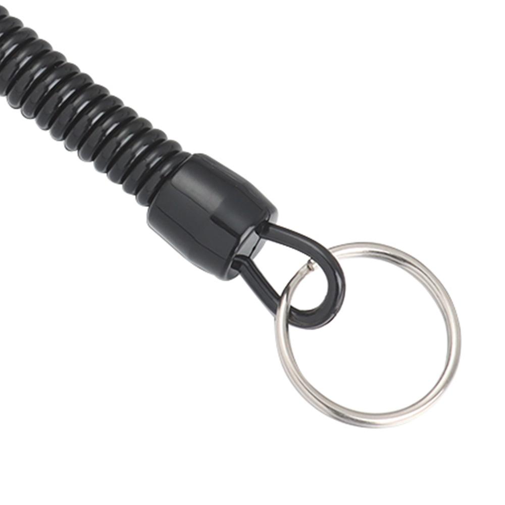 MUVAKO Móc Khóa Dây Lò Xo Co Giãn Bằng Nhựa Tiện Dụng Mang Theo Du Lịch Cắm Trại