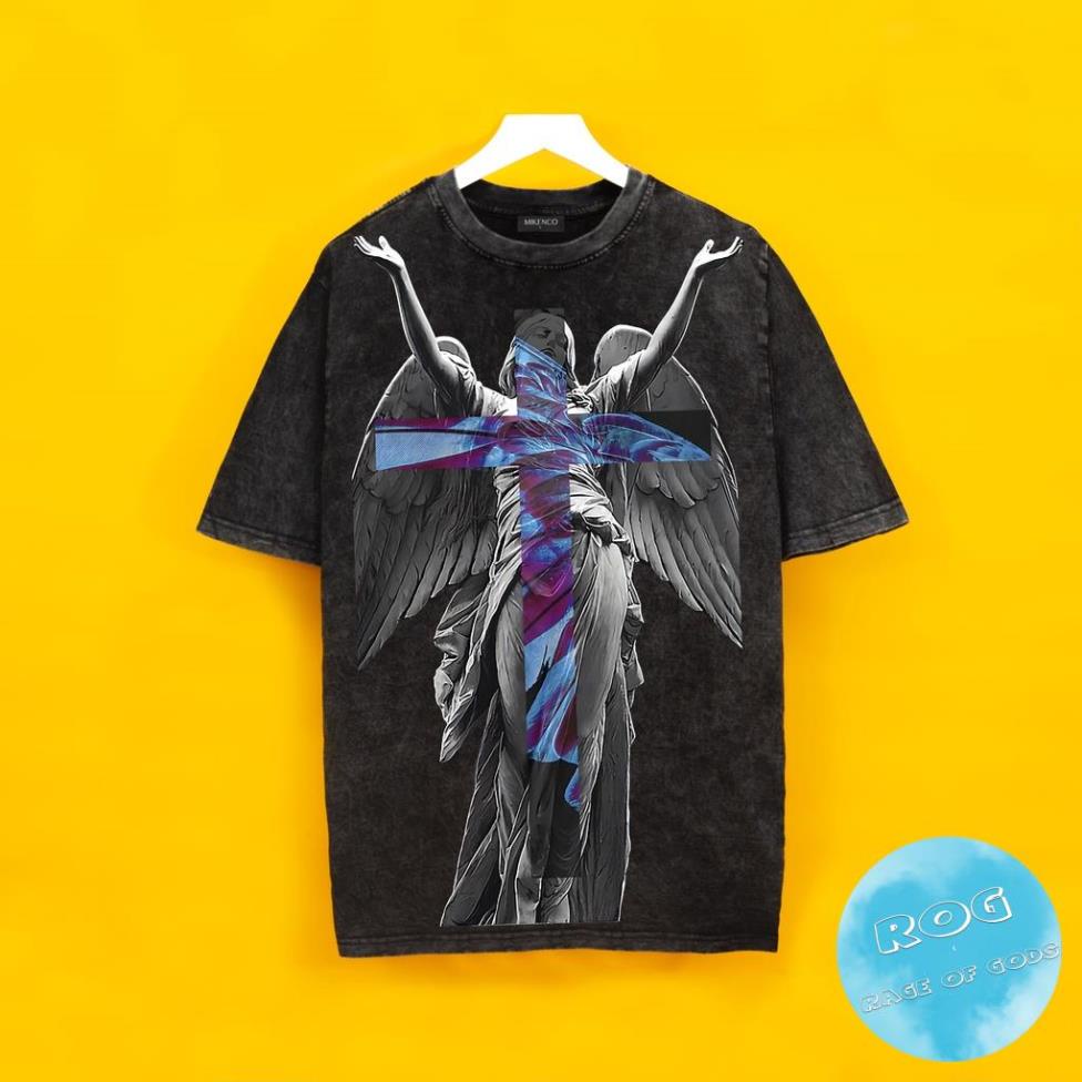 Áo thun tay lỡ MIKENCO TƯỢNG Streetwears SG , Áo thun unisex nam nữ from rộng oversize chất liệu cotton