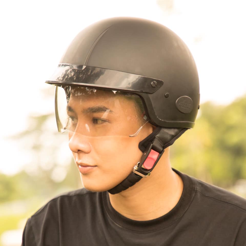 Mũ Bảo Hiểm ASIA MT139 1/2 Kính Âm - BH 12 Tháng