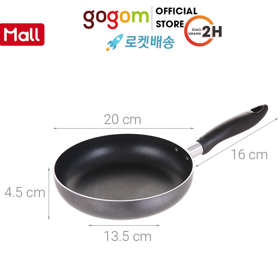 Chảo nhôm chống dính 20cm Delites CNC20 GOG409