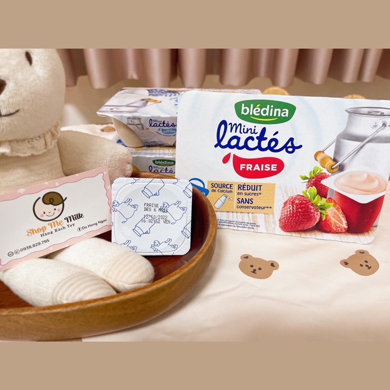 Sữa chua nguội Bledina Pháp cho bé từ 6 tháng  👶🏻🍓🍌