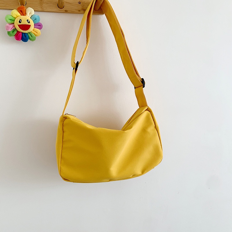 Túi Đeo Chéo Vải Canvas Nhiều Màu Mới Cho Nữ