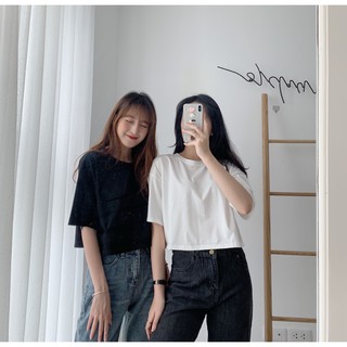 Áo trơn dáng ngắn AP372 1994closet