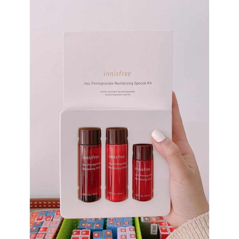 Set dưỡng Innisfree lựu đỏ mini