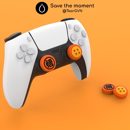 Bọc Analog họa tiết Dragon Ball (IINE) cho cho tay cầm PS3 / PS4 / PS5 / Xbox / Switch Pro Controller - Vỉ 2 cặp