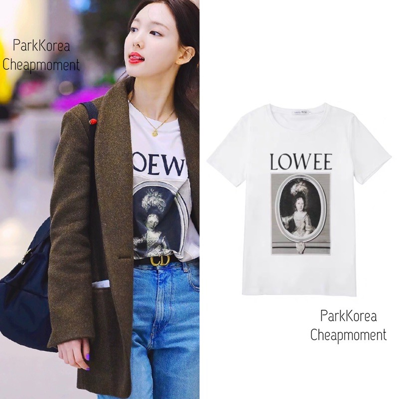 Áo phông LOWEE cheapmoment NAYEON TWICE