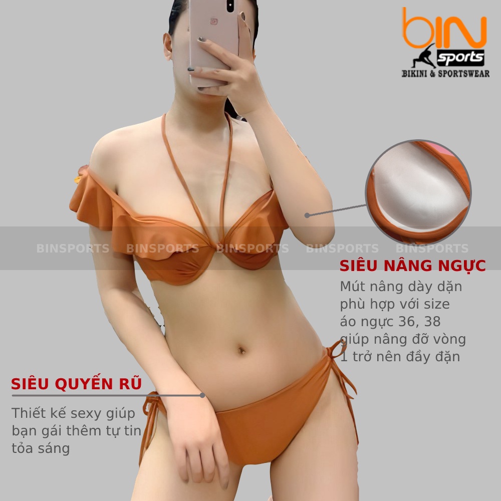 Bikini Đồ Bơi Nữ Đi Biển 2 Mảnh Cánh Tiên Bin Sports BHV024