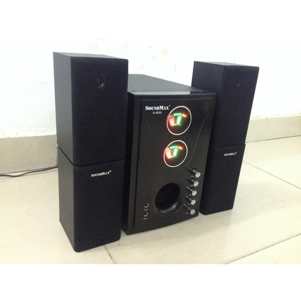 Bộ loa SOUNDMAX cao cấp 8800 4/1 ( Tặng dây 3.5 gắn điện thoại )