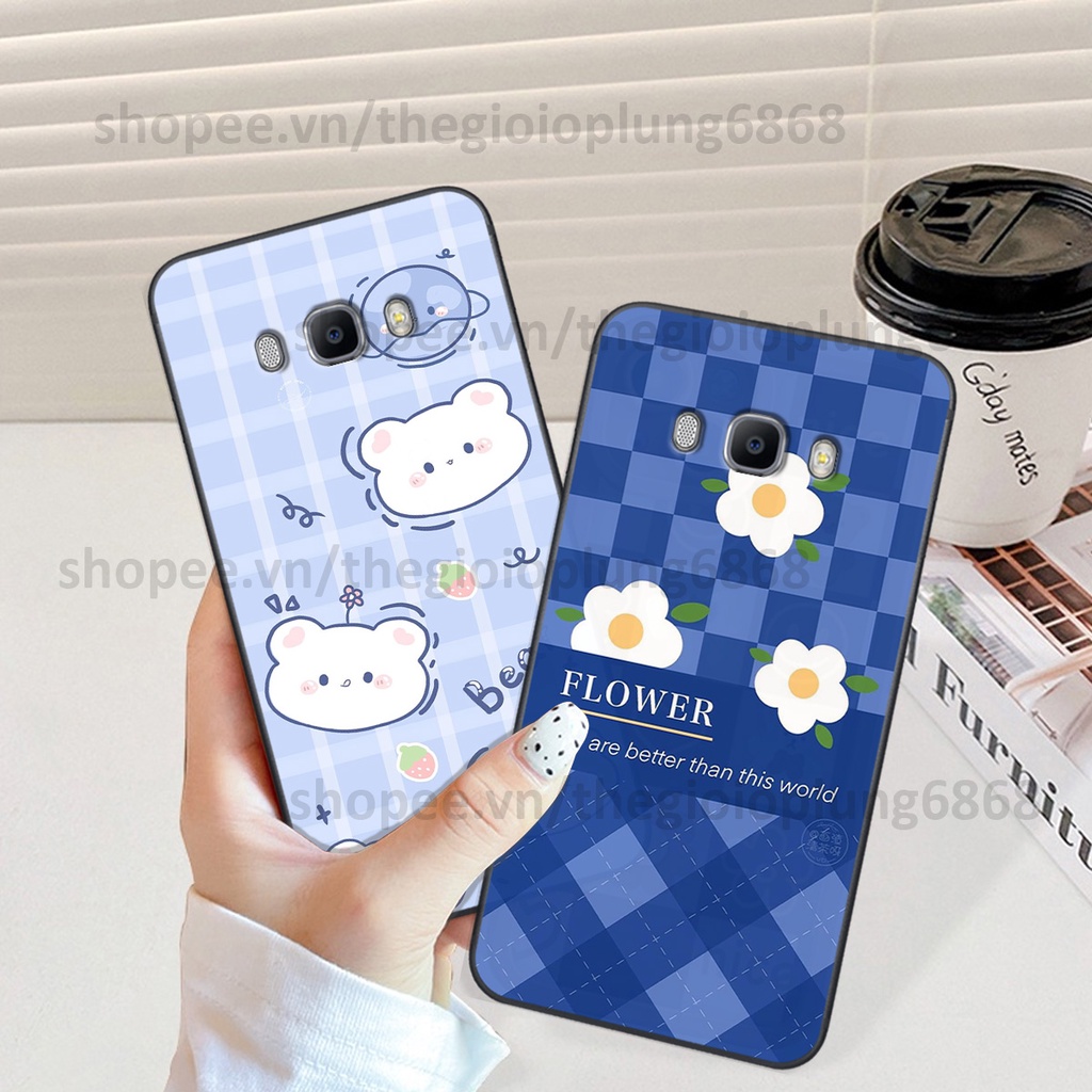 Ốp Samsung J5 / J7 2016 / J510 J710 in hình caro gấu vịt cute dễ thương, đầy đáng yêu