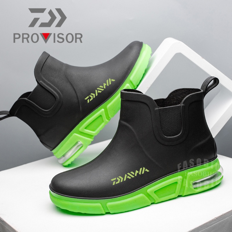 Giày Bốt Đi Mưa Daiwa Thoáng Khí Chống Trượt Chống Mài Mòn Không Thấm Nước Cho Nam