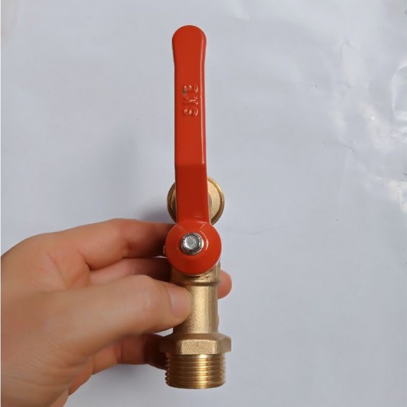 [BẢO HÀNH 1 NĂM] Vòi nước, vòi hồ bằng đồng thau cao cấp, tay gạt SKB ren 21mm và 27mm, hàng loại 1, chịu nhiệt tốt