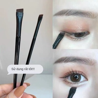 Cọ kẻ mắt dạng lưỡi Wang Feifei Cọ lông mày xiên giống nhau, cọ đầu dẹt, cọ kẻ mắt, tán bột lông mày che khuyết điểm, cọ tằm