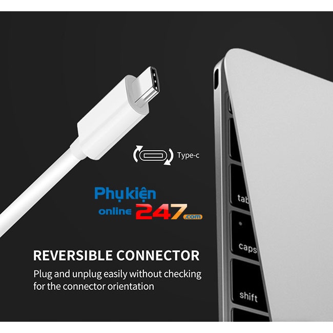 Bộ chia cổng USB type C cho Macbook Air 2018
