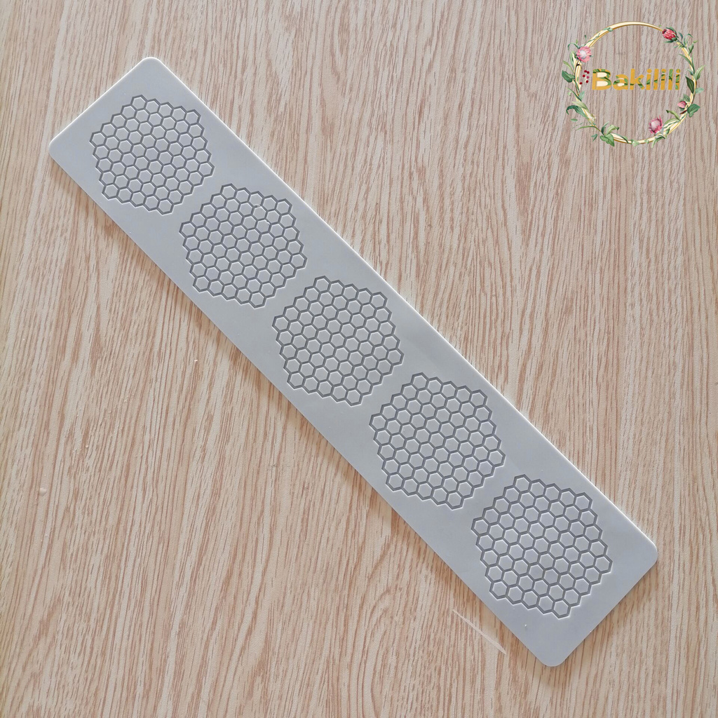 Khuôn Silicone Làm Kẹo Đường Hình Tổ Ong Thân Thiện Với Môi Trường Diy