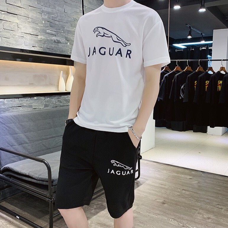 Bộ hè thể thao nam chất cotton Co Dãn, kiểu dáng Hàn Quốc họa tiết trẻ trung năng đông. bộ quần áo nam cộc tay mặc nhà | BigBuy360 - bigbuy360.vn