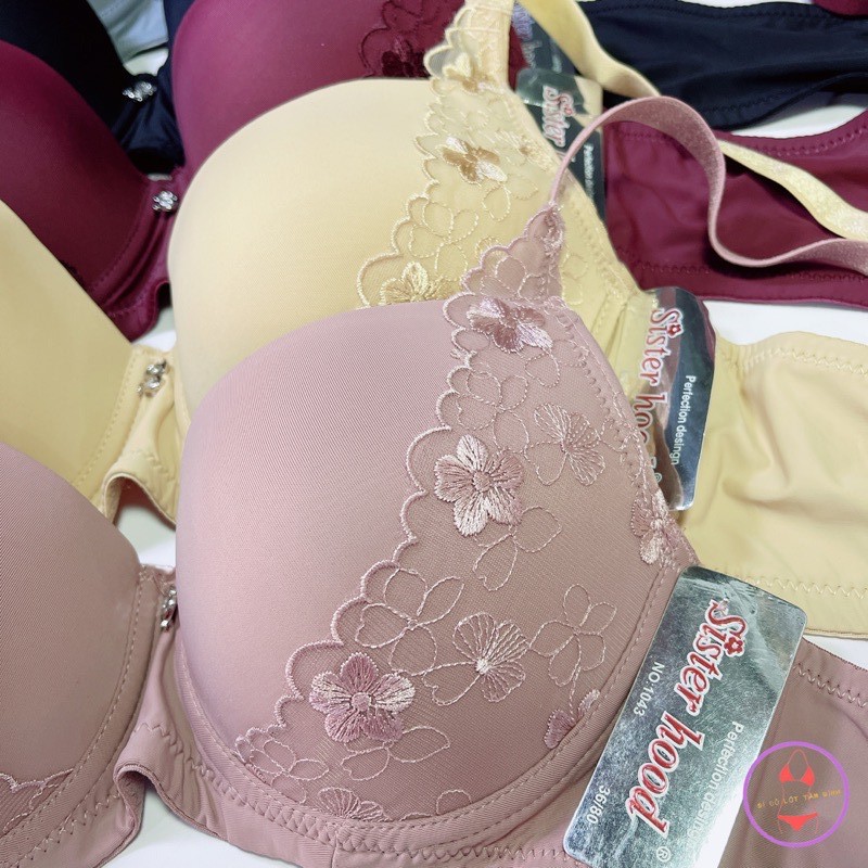 [Đồ lót Thái] Áo ngực size to cup C, bigsize có gọng Sisterhood chính hãng chống tràn, xệ
