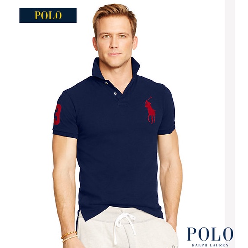 Áo Thun Polo Lưới Tay Ngắn Chính Hãng Ralph Lauren Cho Nam