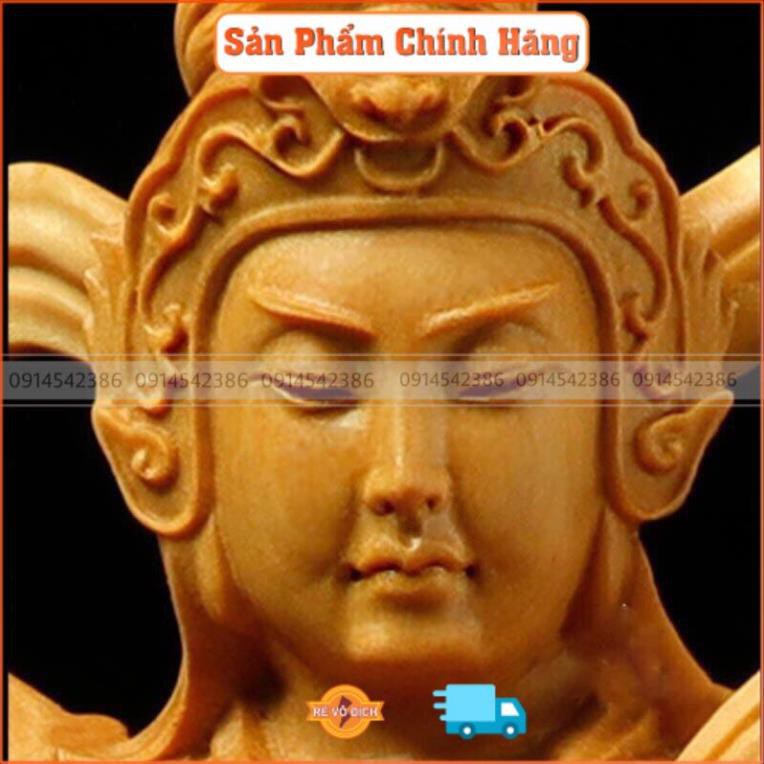 Bộ ĐỂ Ô Tô,  Tượng Hộ Pháp Vi Đà, Quan Công Bằng Gỗ Hoàng Dương