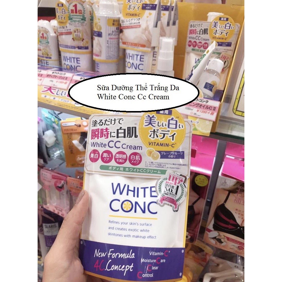 Sữa dưỡng thể White Conc CC Cream Vitamin C 200g