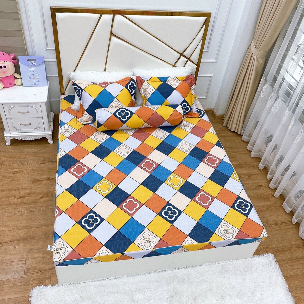 GA GỐI COTTON HÀN 100% TRẦN BÔNG, BO CHUN HÀNG LOẠI 1 shop uy tín