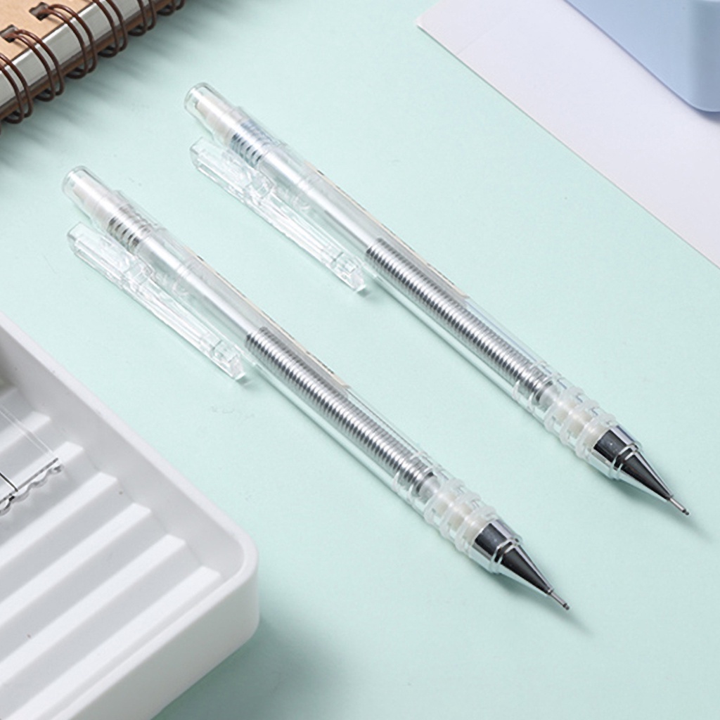Bút Chì Bấm Ngòi 0.5mm 0.7mm Trong Suốt Thiết Kế Sáng Tạo
